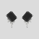 mercurial fiery 03 earrings sapfira silver 925 onyx