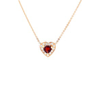sapfira collier grenat diamants