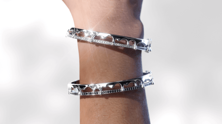 torrid 01 - 3 sapfira bracelet silver 925