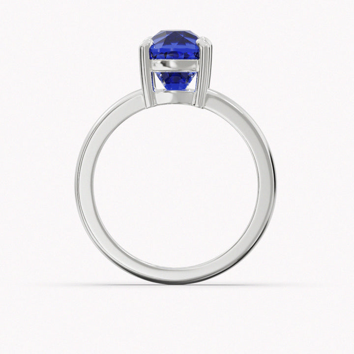 NEBULEUSE - SAPFIRA gold Ring  One of a kind tanzanite ring in 18k white gold. Center stone weight 3.15ctTanzanite has an intense and deep purplish blue color. It is only mined in one region of the world: the Merelani Hills in Tanzania, from which it takes its name.