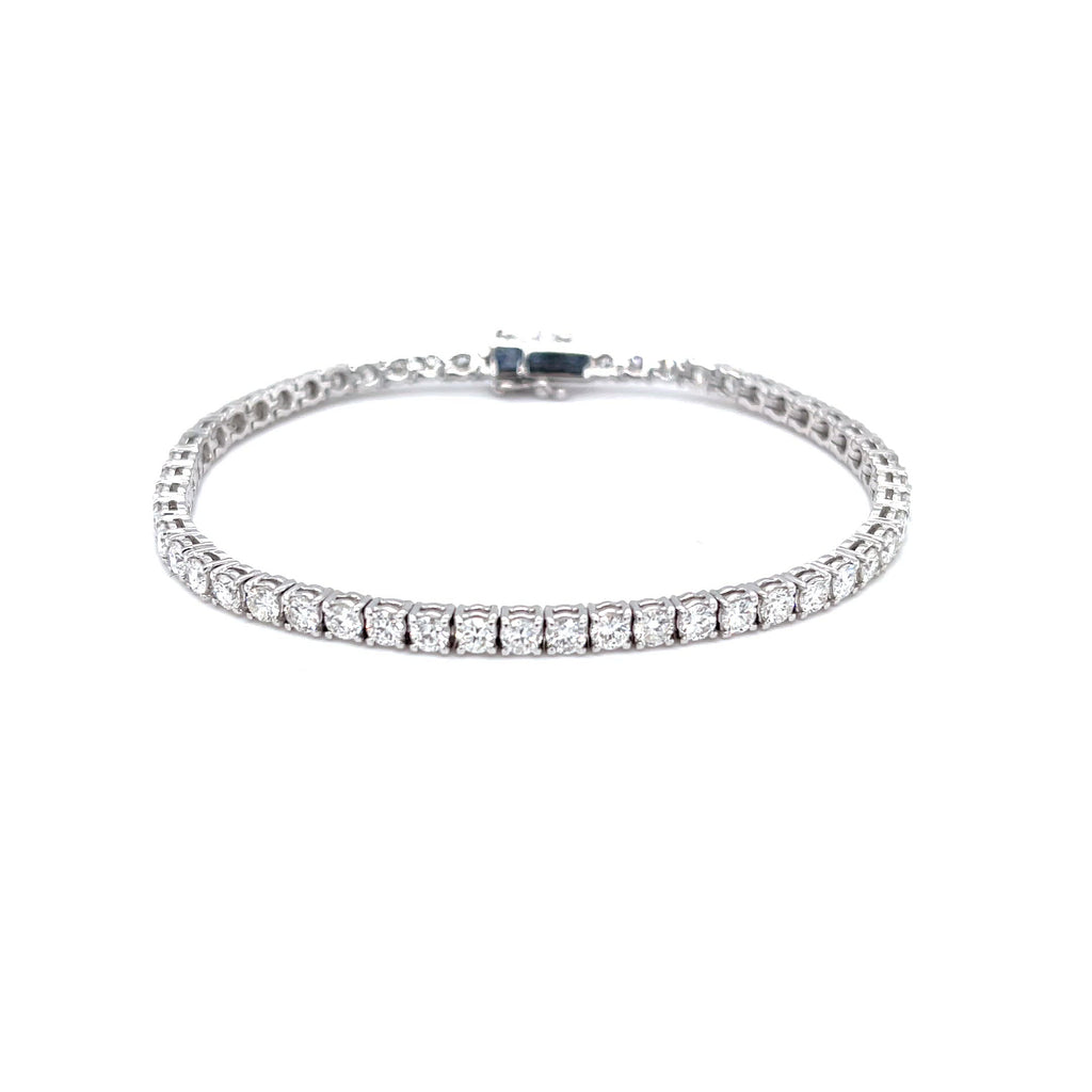 sapfira tennis bracelet 6 ct